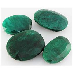 Emerald 494ct Loose Gemstone Mix Sizes Oval Cut