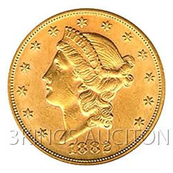 $20 Liberty Almost Uncirculated Early Gold Bullion1882S