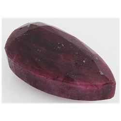 Ruby 173.5ct Loose Gemstone 40x20mm Pear Cut