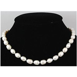 161.62 ctw Roval White Freshwater Pearl Necklace