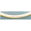 Image 1 : OMEGA NECKLACE 8mm 18in. 54.8 grs 14kt Y Gold