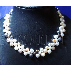 Siopao Pearl Necklace White-Peach-Lavender Philippines