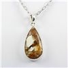 Image 1 : 20.ctw Burro Creek Jasper Silver Pendant