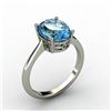 Image 1 : Topaz 3.50 ctw Ring 14kt White Gold