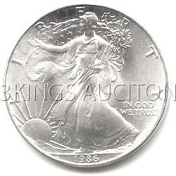 Uncirculated Silver Eagle 1986