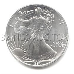 Uncirculated Silver Eagle 1990