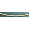 Image 1 : OMEGA NECKLACE 3mm 16in. 18.3 grs 14kt Y Gold