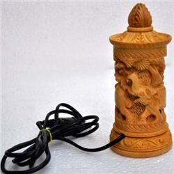 Haldu Wood Decorative Lamp size 7in.x3in.