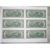 Image 2 : 6 TOTAL 1976 $2 U.S. BILLS *EXTREMELY RARE UNC HIGH GRADE 4 5's* ALMOST ALL CONSECUTIVE SERIAL#'s 55