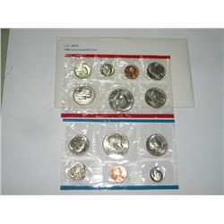 1980 Mint Set P-D-S  *3 TOTAL SUSAN B. ANTHONY DOLLARS & KENNEDY HALF DOLLARS - NICE SET*!!