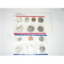 1981 Mint Set P-D-S  *3 TOTAL SUSAN B. ANTHONY DOLLARS & KENNEDY HALF DOLLARS - NICE SET*!!