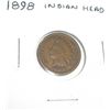 Image 1 : 1898 INDIAN HEAD PENNY *PLEASE LOOK AT PICTURE TO DETERMINE GRADE*!!