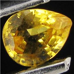 0.1ct Yellow Sapphire Pear (GMR-1114A)