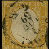 Image 1 : 1855 RARE Italy Sardina 80c Stamp (STM-1144)