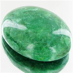 291ct Green  Natural S. American Emerald Cabochon (GEM-3778)