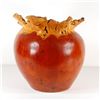 Image 3 : Rare Afzelia Burl Hand Carved Vase (DEC-067)