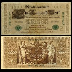 1910 Germany 500 Mark Note Better Grade (CUR-06666)