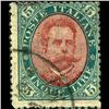 Image 1 : 1889 RARE Italy 5L Stamp (STM-1233)