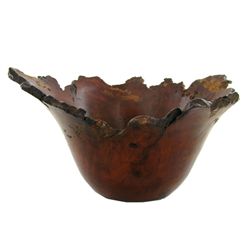 Afzelia Burl Handcarved Vase (DEC-556)