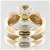 Image 3 : 3.25ct Demantoid Garnet Diamond 14k Ring (JEW-3792)