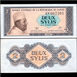 1981 Guinea 2 Sylis Note Crisp Unc (CUR-07086)