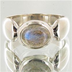 26.6twc Labradorite Sterling Ring (JEW-3904)