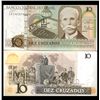 Image 1 : 1987 Brazil 10 Cruzados Crisp Uncirculated Note (CUR-05913)