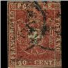 Image 1 : 1860 Tuscany 40c Stamp (STM-0913)