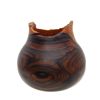 Image 1 : Ebony Burl RARE Hand Carved Vase (DEC-207)