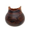 Image 1 : Ebony Burl RARE Hand Carved Vase (DEC-207)