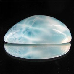 37.95ct Rare Carribean Larimar Cabochon (GEM-45620)