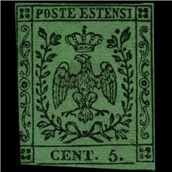 1855 Modena 5c Stamp (STM-0990)