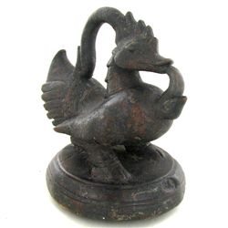 Duck Opium Weight Early 1900s Bronze BIG HEAVY (ANT-1955)