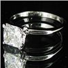 Image 2 : 13.2twc Lab Diamond White Gold Vermeil/925 Ring (JEW-3962)