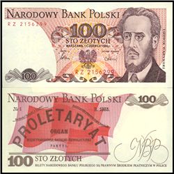 1986 Poland 100 Zlotych Crisp Unc Note (CUR-06150)