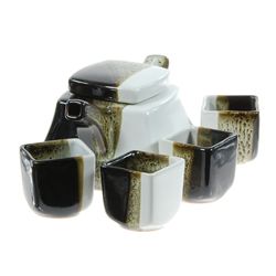 Excellent Glazed Ceramic Tea Set (CLB-217)