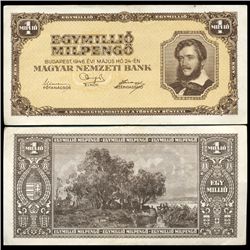 1946 Hungary 1,000,000 Pengo Note Hi Grade (CUR-06470)