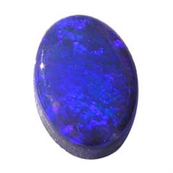 0.3ct. Natural Blue Australian Opal 6 x 4mm (GMR-0187)