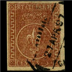 1852 Parma 25c Stamp (STM-0938)