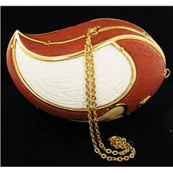 Handmade Ostrich Egg Clutch Handbag Parrot Shaped (ACT-296)