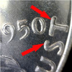 1950 Franklin Proof Half PR65/66 Double Die (COI-10949)