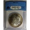 Image 1 : 1883-O MORGAN DOLLAR ANACS MS62