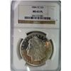Image 1 : 1884-CC MORGAN DOLLAR NGC MS63 PL