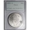 Image 1 : 1882S  Morgan $  PCGS64 OGH "RATTLER"