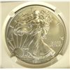 Image 2 : 2011 25TH ANNIVERSARY AMERICAN SILVER EAGLE EARLY RELEASE NGC MS70 EST. $145.00