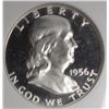 Image 2 : 1956  T2 proof  Franklin half $  NGCPF66 CAMEO  RARE