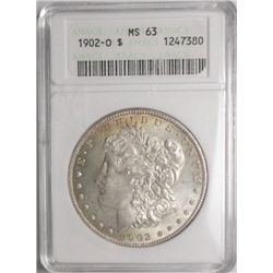 1902O    Morgan $  ANACS63