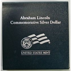 2009 PROOF ABRAHAM LINCOLN COMMEMORATIVE SILVER DOLLAR