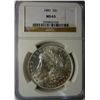 Image 1 : 1881-S MORGAN DOLLAR NGC MS63