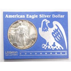 1988 silver Eagle  GEM  nice toning